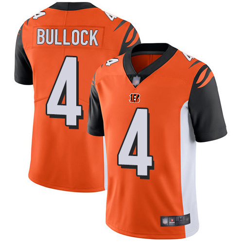 Cincinnati Bengals Limited Orange Men Randy Bullock Alternate Jersey NFL Footballl 4 Vapor Untouchable